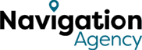 Navigation Agency logo in black or blue