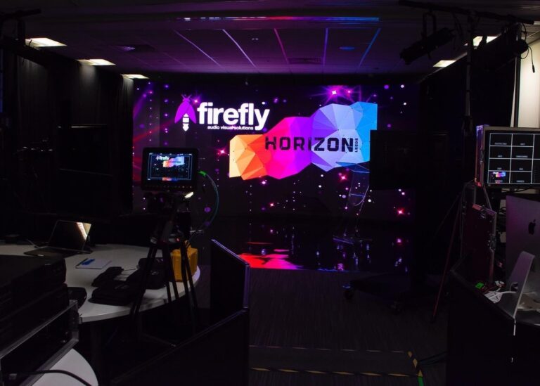 studio based virtual event